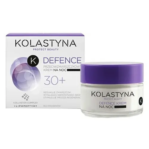 Kolastyna Defence 30+, Przeciwzmarszczkowy krem na noc