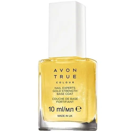 Avon Nail Experts [True Colour], 24k Gold Strength Base Coat (Wzmacniająca odżywka do paznokci z drobinkami złota) - 2