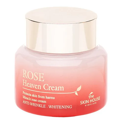 The Skin House Rose Heaven, Cream Miracle Rose Cream Anti-Wrinkle & Whitening (Różany krem do twarzy, szyi i dekoltu)