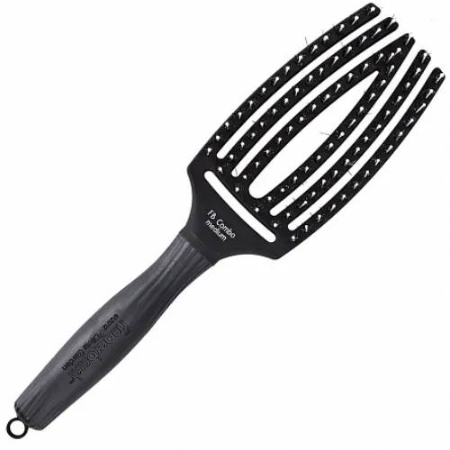 Olivia Garden Finger Brush Combo Medium (Szczotka do rozczesywania i masażu włosie dzika)