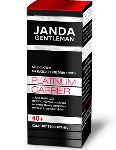 Janda Gentleman, Platinum Carrier, Męski krem na każdą porę dnia i nocy 40+