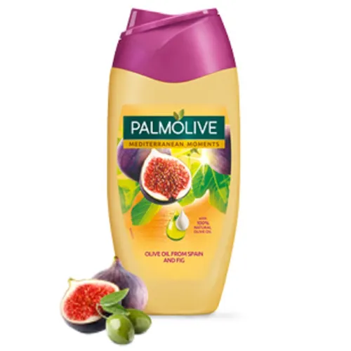 Palmolive Mediterranean Moments, Olive Oil from Spain and Fig, Shower Gel (Żel pod prysznic o zapachu hiszpańskiej oliwy z oliwek i fig (nowa wersja))