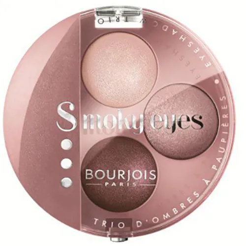 Bourjois Smoky Eyes, Trio Eyeshadow (Potrójne cienie do powiek)