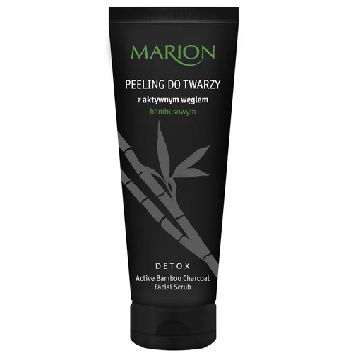 Marion Detox, Active Bamboo Charcoal Facial Scrub (Peeling do twarzy z aktywnym węglem bambusowym)