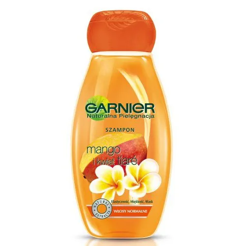 Garnier Naturalna Pielęgnacja [Ultra Doux], Szampon do włosów normalnych `Mango i kwiat tiare`