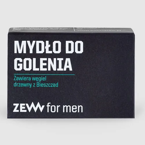 Zew For Men Mydło do golenia z węglem drzewnym