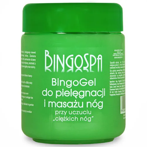 BingoSpa Zielony żel do cięzkich nóg i kruchych naczynek