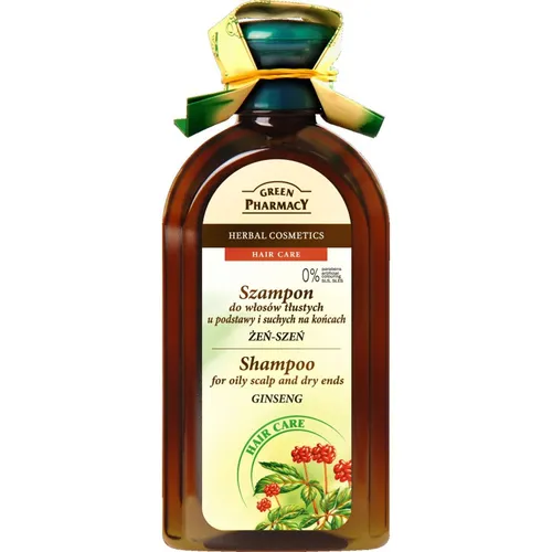 Green Pharmacy Szampon do włosów tłustych u podstawy i suchych na końcach z żeń - szeniem - 2