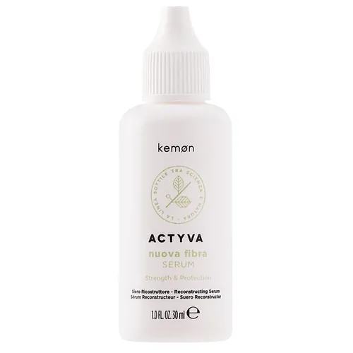 Kemon Actyva Bio, Nuova Fibra, Serum (Odbudowujące serum do włosów osłabionych i zniszczonych)