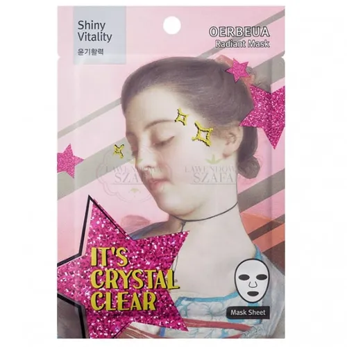 Oerbeua It's Crystal Clear Shiny Vitality Mask (Rozświetlająca maska na twarz z ekstraktem z papryki)