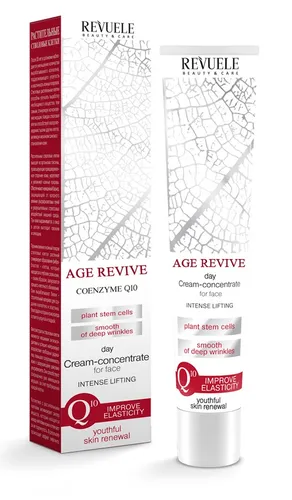 Revuele Age Revive, Coenzyme Q10 Intense Lifting Day Cream-Concentrate (Krem skoncentrowany do twarzy  na dzień  `Intensywny lifting`)