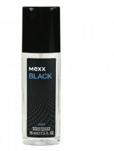 Mexx Black Man, Deodorat Natural Spray (Dezodorant w naturalnym sprayu dla mężczyzn)