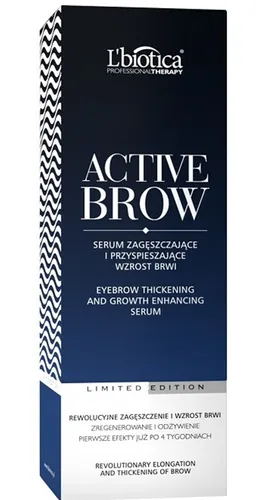 L'biotica Active Brow, Serum zagęszczające i przyspieszające wzrost brwi
