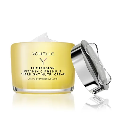 Yonelle Lumifusion, Vitamin C Premium Overnight Nutri Cream (Naprawczy krem na noc z witaminą C premium)