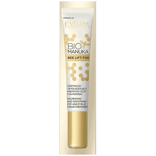 Eveline Cosmetics Age Therapy Bio Manuka Bee Lift-tox, Odżywczo-wygładzający krem-kuracja pod oczy i na powieki