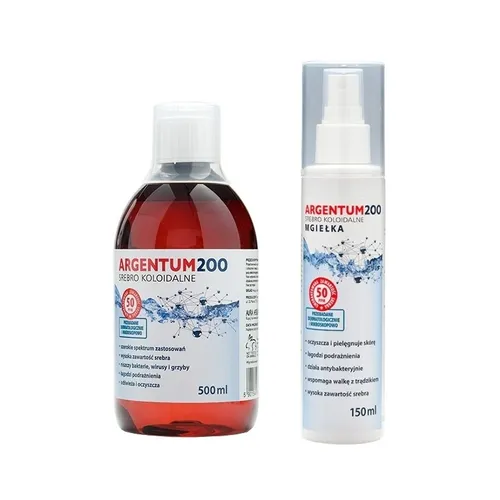Aura Herbals Argentum 200 , srebro koloidalne 50 ppm , tonik w aerozolu,