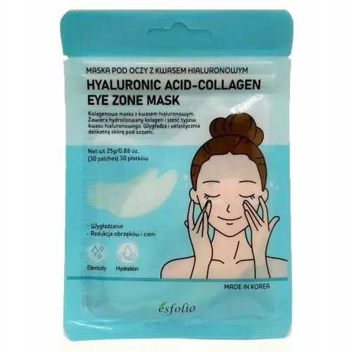 Esfolio Hyaluronic Acid-Collagen Eye Zone Mask (Maska pod oczy z kwasem hialuronowym)