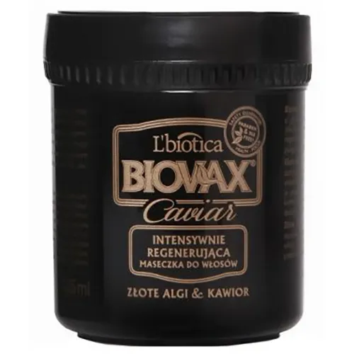 L'biotica Biovax Caviar, Intensywnie regenerująca maseczka do włosów