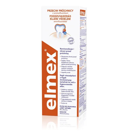 Elmex Przeciw próchnicy, Płyn do płukania jamy ustnej z aminofluorkiem - 1