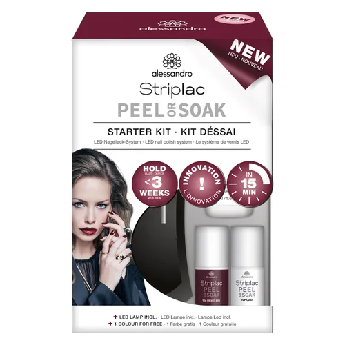 Alessandro Striplac Peel or Soak Set (Zestaw do manicure)