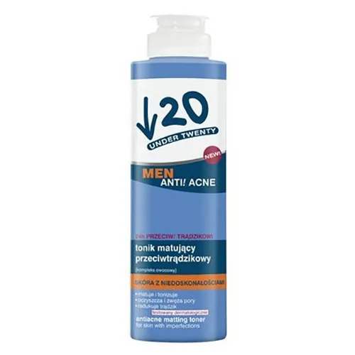 Under Twenty Anti Acne Men, Tonik matująco - przeciwtrądzikowy