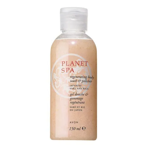 Avon Planet Spa, Japanese Sake and Rice, Regenerating Body Wash & Polisher (Regenerujący żel pod prysznic z peelingiem)