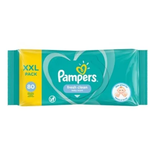 Pampers Fresh Clean, Chusteczki nawilżane z balsamem (nowa wersja) - 1