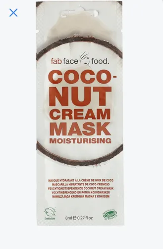 7th Heaven Fab Face Food, Coconut Cream Mask Moisturising (Maska do twarzy nawilżająca) - 1