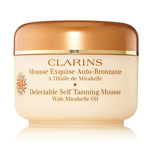 Clarins Mousse Exquise Auto-Bronzante SPF15 [Delectable Self Tanning Mousse SPF 15] (Mus samoopalający)