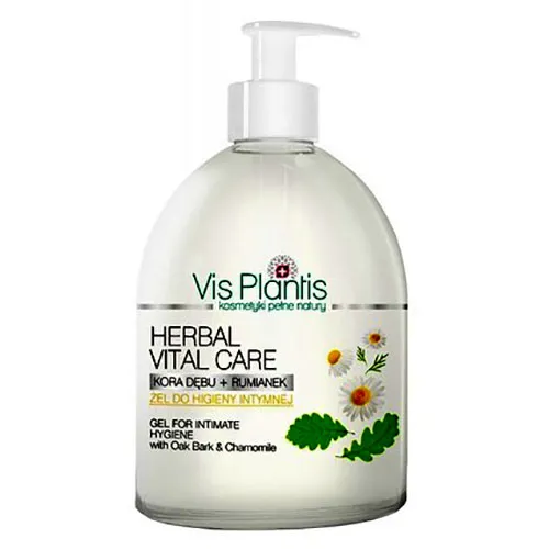 Vis Plantis Herbal Vital Care, Żel do higieny intymnej 'Kora dębu, rumianek' - 3