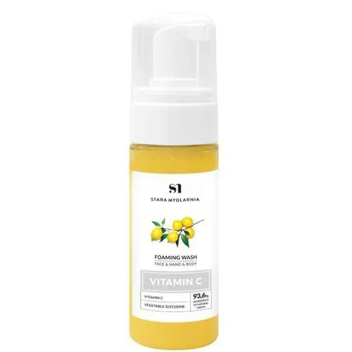 Stara Mydlarnia Eco Receptura, Vitamin C, Pianka do mycia twarzy, rąk i ciała z witaminą C - 1