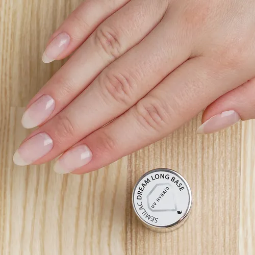 Semilac Fibers + Vitamin E, Dream Long Base (Pielęgnująca baza hybrydowa) - 1