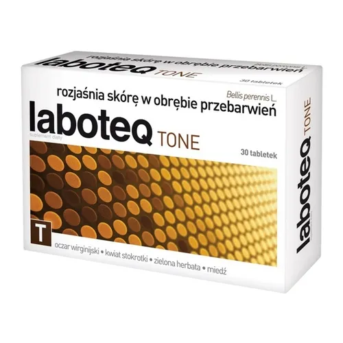 Aflofarm Farmacja Polska Laboteq Tone, Tabletki rozjaśniające skórę w obrębie przebarwień - 1