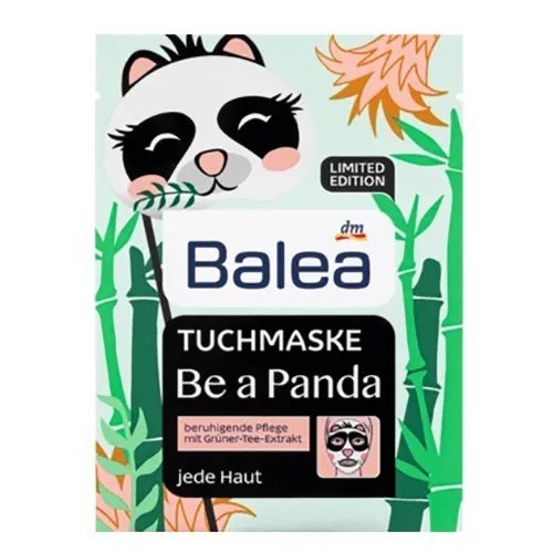 Balea Tiermaske Panda (Maseczka w płacie `Bądź jak panda`)