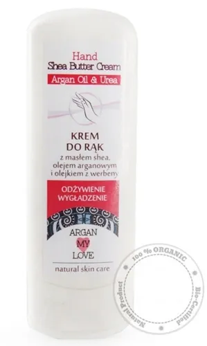 Argan My Love Krem do rąk z masłem shea, olejem arganowym i olejkiem z werbeny