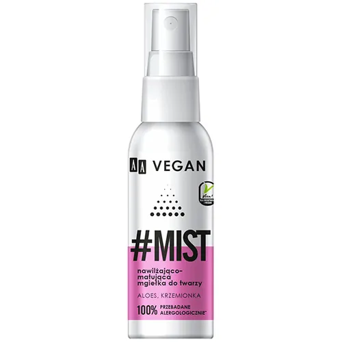 AA Vegan, #Mist Nawilżająco - matująca mgiełka do twarzy