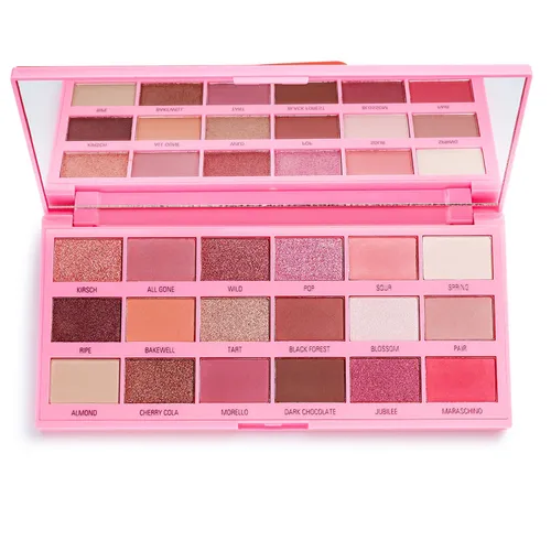 I Heart Revolution Chocolate Cherry Palette (Paleta 18 cieni do powiek)