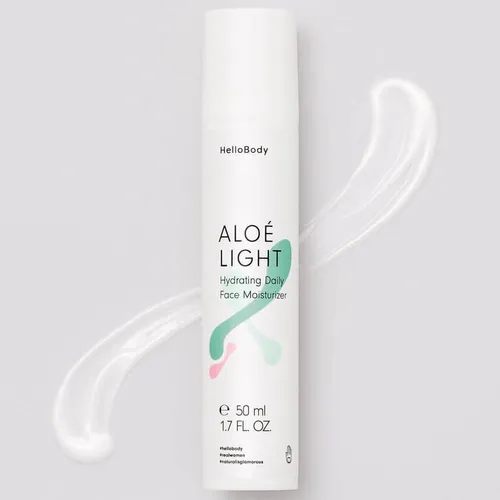 HelloBody Aloe Light Hydrating Daily Face Moisturizer (Nawilżający balsam do twarzy na dzień)