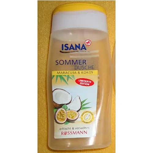 Isana Sommer Dushe Maracuja & Kokos (Letni żel pod prysznic `Marakuja i kokos`)