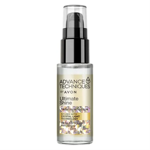 Avon Advance Techniques, Ultimate Shine, Illuminatig Treatment Serum (Serum do włosów dodające blasku ` Maksymalny Blask` [Serum do końcówek `Połysk`]) - 1