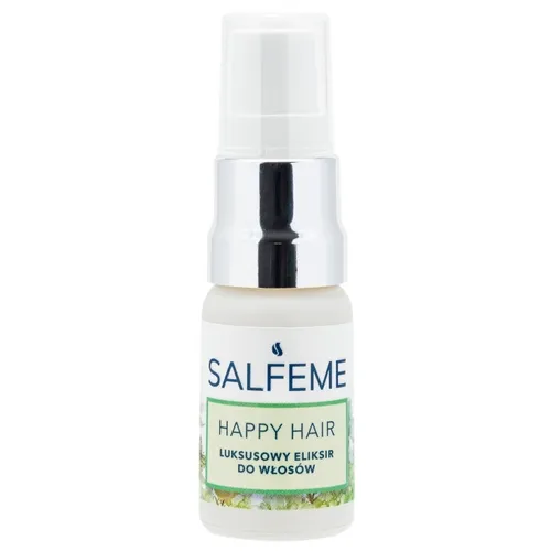 Salfeme Happy Hair, Lukusowy eliksir do włosów zapobiegający rozdwajaniu i łamliwości