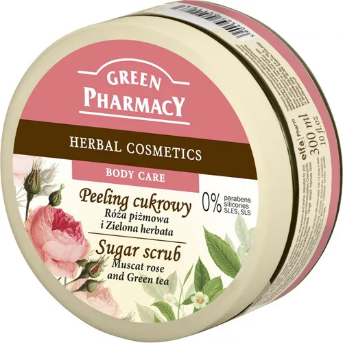 Green Pharmacy Peeling cukrowy `Róża piżmowa i zielona herbata` - 2