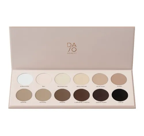Daso Beauty by Kobo Professional Harmonijny mat, Paleta cieni do powiek