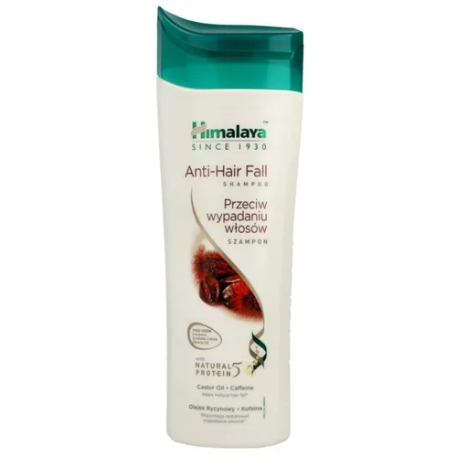 Himalaya Herbals Anti Hairfall Shampoo with Caffeine & Castor Oil (Szampon przeciw wypadaniu włosów z kofeiną i rycyną)