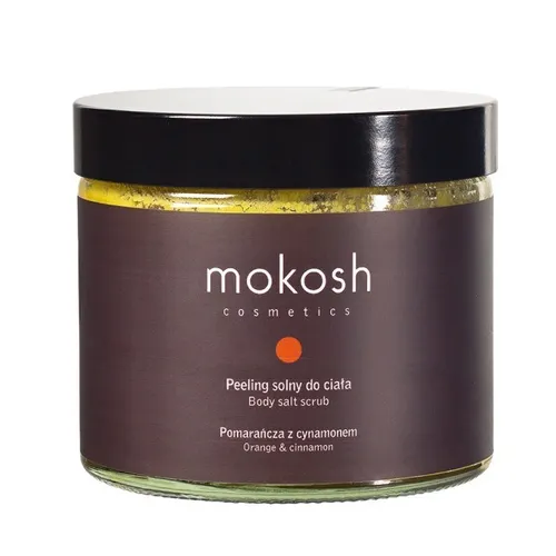 Mokosh Cosmetics Pomarańcza z cynamonem, Peeling solny do ciała