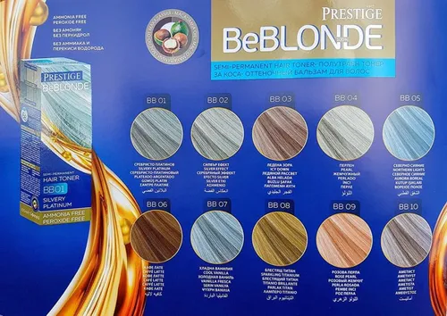 VIP's Prestige BeBlonde, Semi-permanent Hair Toner (Toner do włosów) - 2