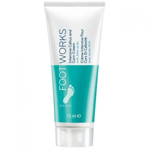 Avon Foot Works, Intensive Callus and Corn Cream (Krem zmiękczający zrogowacenia i odciski z kwasami AHA) - 1