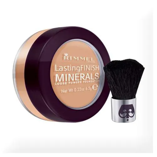 Rimmel Lasting Finish Minerals Powder Foundation (Podkład mineralny w pudrze sypkim z pędzlkiem)