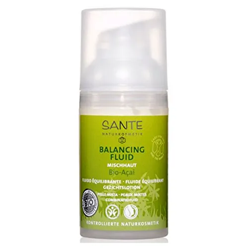 Sante Naturkosmetik Balancing Fluid Bio-Acai (Ultralekki krem na dzień z olejkiem z jagód acai)