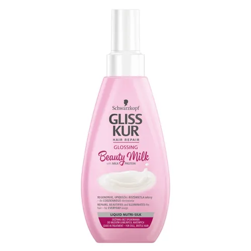 Schwarzkopf Gliss Hair Repair, Glossing Beauty Milk with Milk Protein (Rozświetlający spray do włosów z proteinami mleka)